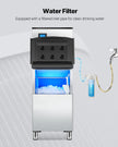 VEVOR Commercial Ice Maker Storage Bin 250lbs Capacity Ice Bin with Filter