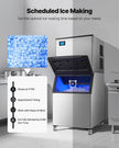 VEVOR Commercial Ice Maker 800 lbs/24 h Self-Cleaning Ice Machine - Head Only