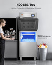 VEVOR Commercial Ice Maker 400 lbs/Day Self-Cleaning Ice Machine - Head Only