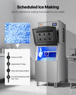 VEVOR Commercial Ice Maker 400 lbs/Day Self-Cleaning Ice Machine - Head Only