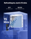 VEVOR Commercial Ice Maker 500 lbs/24 h Self-Cleaning Ice Machine - Head Only