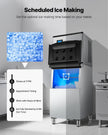 VEVOR Commercial Ice Maker 500 lbs/24 h Self-Cleaning Ice Machine - Head Only