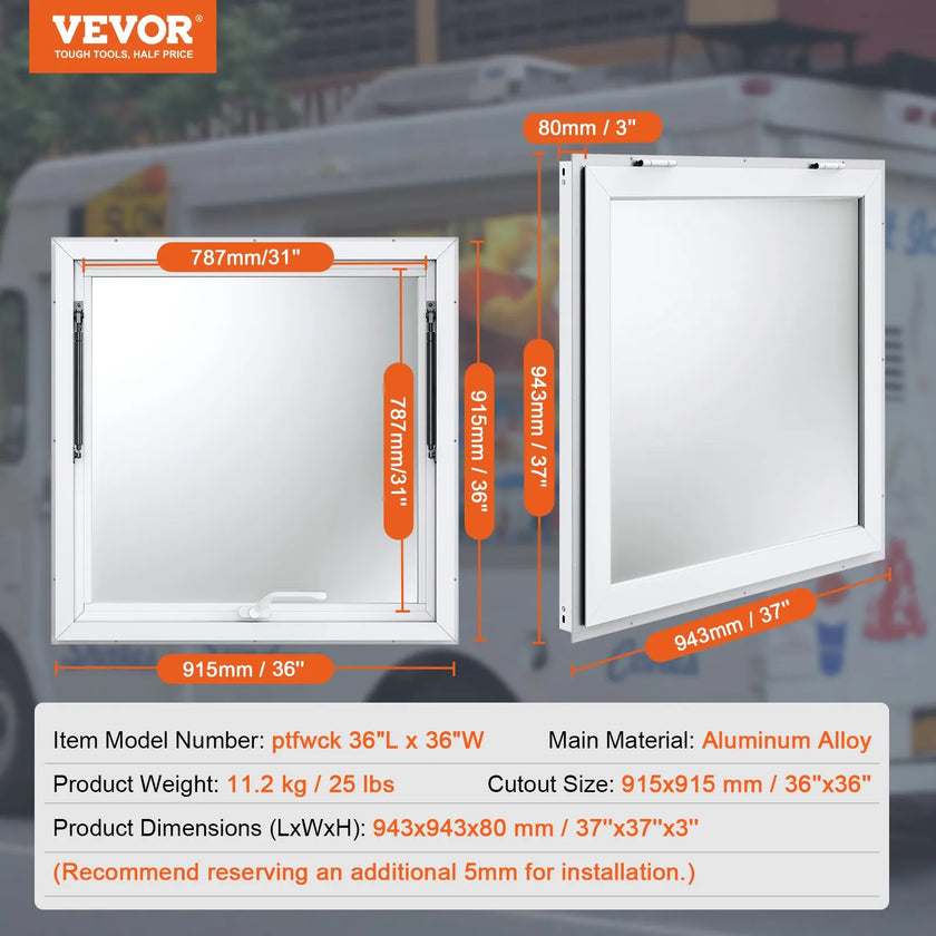 VEVOR Concession Window 36