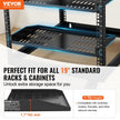 VEVOR 2PCS 1U Server Rack Shelf 10