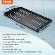VEVOR 2PCS 1U Server Rack Shelf 10