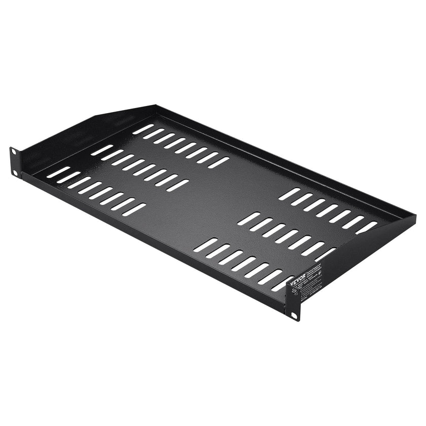 VEVOR 2PCS 1U Server Rack Shelf 10