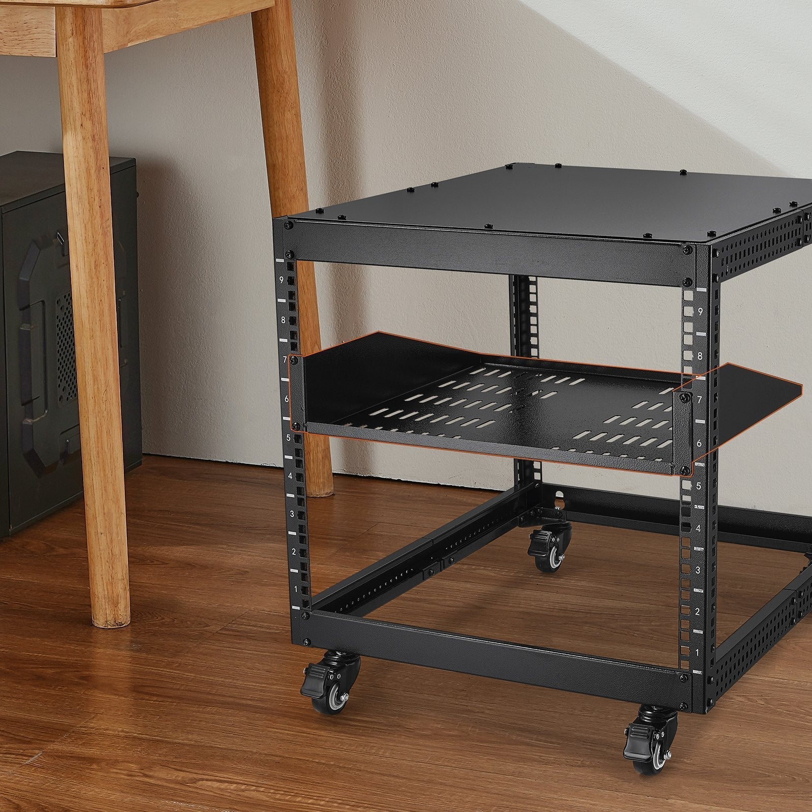 VEVOR 2U Server Rack Shelf 16