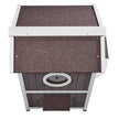 VEVOR Outdoor Cat House 2-story Wooden Feral Cat Shelter with Roof & Door Flaps