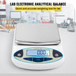 VEVOR Analytical Balance, 5000g x 0.01g Accuracy Lab Scale, High Precision Electronic Analytical Balance, 13 Units Conversion, Counting Function, LCD Display, for Lab University Jewelry (5000g, 0.01g)