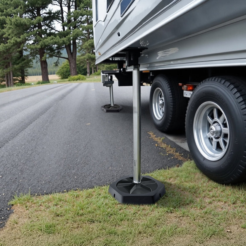 RV Leveling Pads 5000lbs 4 Pcs Rubber Trailer Jack Pads for 10