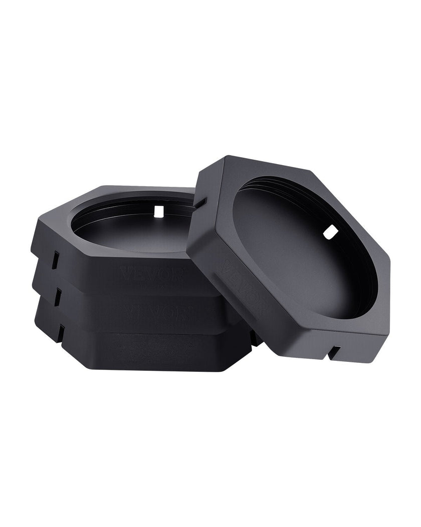 RV Leveling Pads 5000lbs 4 Pcs Rubber Trailer Jack Pads for 10