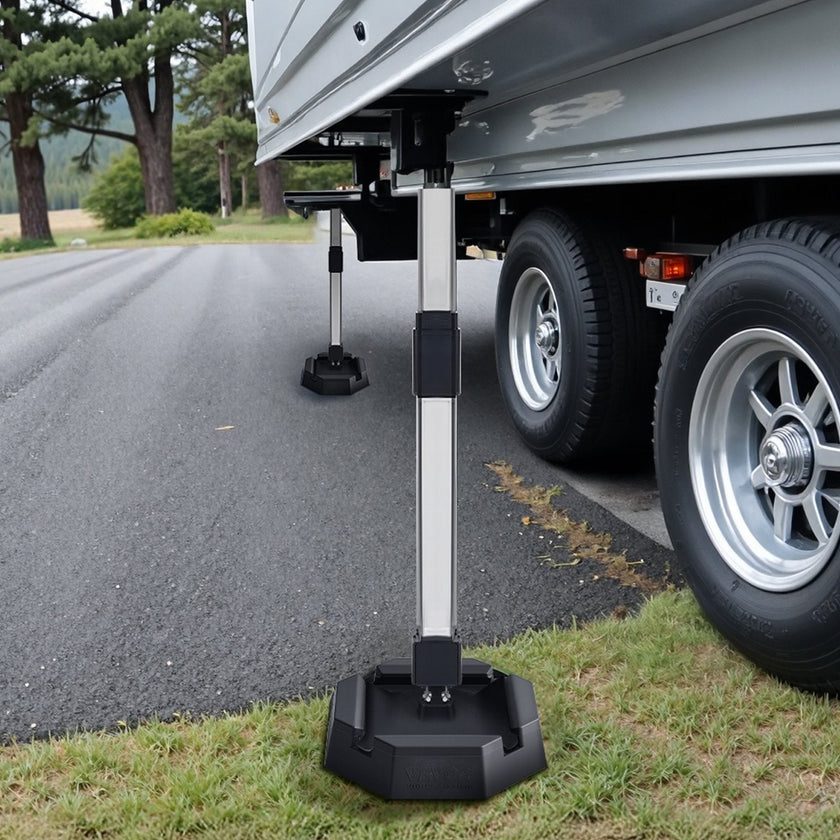 RV Leveling Pads 5000 lbs 4 Pcs Rubber Trailer Jack Pads 5.5