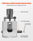 VEVOR Manual Wire Stripper Stripping Machine 0.06-1 in Hand or Drill Powered