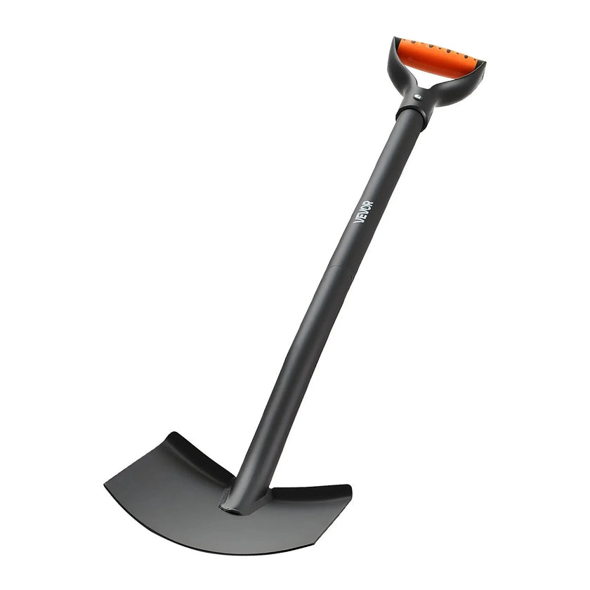 VEVOR Square Shovel, 48 in Heavy-Duty Flat Shovel, Transfer Shovels with Alloy Steel Blade and Non-Slip D-Handle, Detachable and Easy Storage, for Gardening, Construction, Digging, and Snow Shoveling