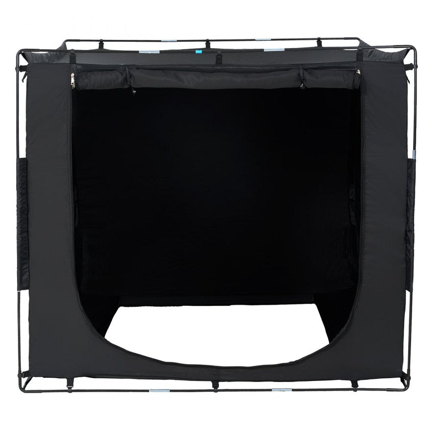 VEVOR 3 Doors Bed Tent Breathable Tent 70% Blackout with 0.43 in Fiber Poles