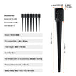 VEVOR Fence Post Anchor Ground Spike, 8 Pack 36 x 4 x 4 Inches Outer Diameter (Inner Diameter 3.5 x3.5 Inches), Metal Black Powder Coated Post Stake Ground, for Mailbox Deck Garden Railing