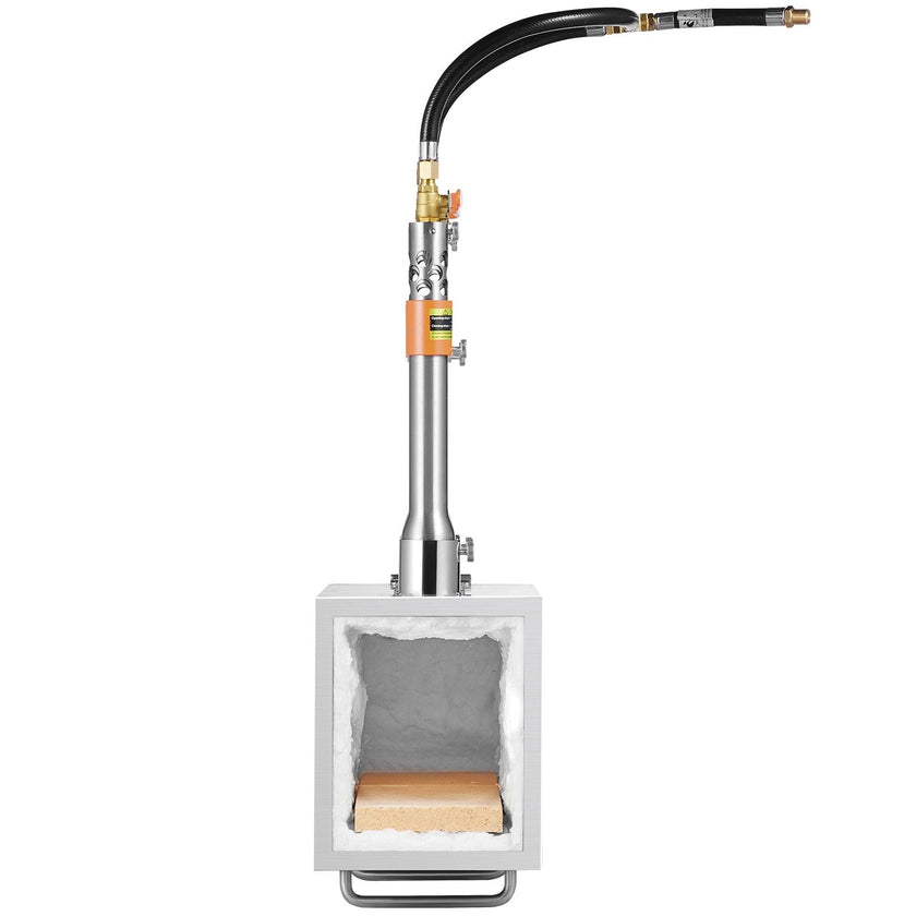 VEVOR Portable Propane Forge 3 Burner Farrier Forge 2600? Knife Metal Square