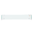 VEVOR Fire Pit Wind Guard, 38 x 10.5 x 6 inch Glass Flame Guard, Oblong Glass Shield, 0.3