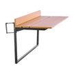 VEVOR Balcony Hanging Table 15 x 39 in Patio Railing Bar Table Adjusable