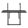 VEVOR Balcony Hanging Table 19 x 24 in Metal Patio Railing Table Adjustable