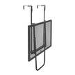 VEVOR Balcony Hanging Table 19 x 24 in Metal Patio Railing Table Adjustable