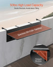VEVOR Balcony Hanging Table 12 x 48 in Patio Railing Bar Table Foldable