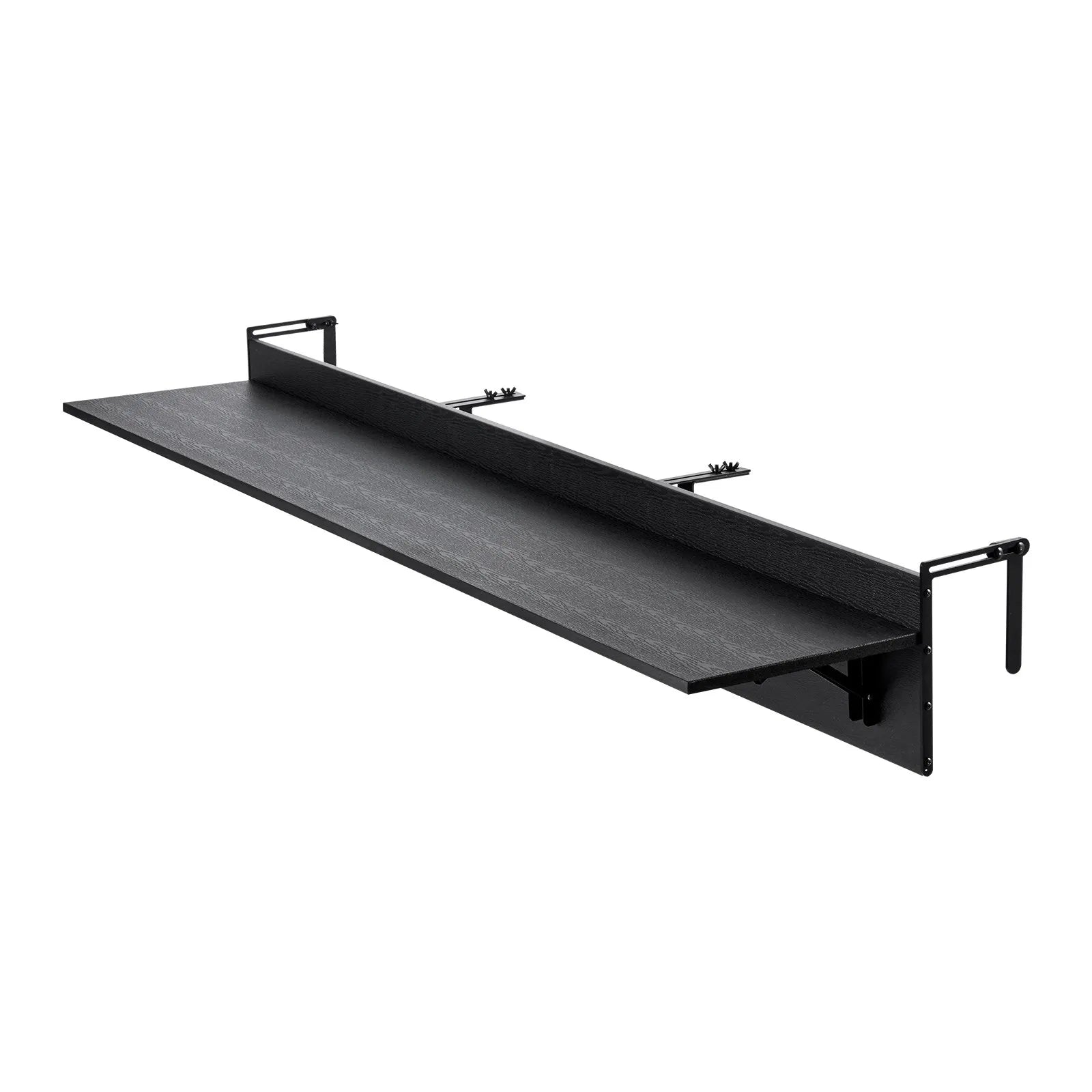 VEVOR Balcony Hanging Table 12 x 48 in Patio Railing Bar Table Foldable
