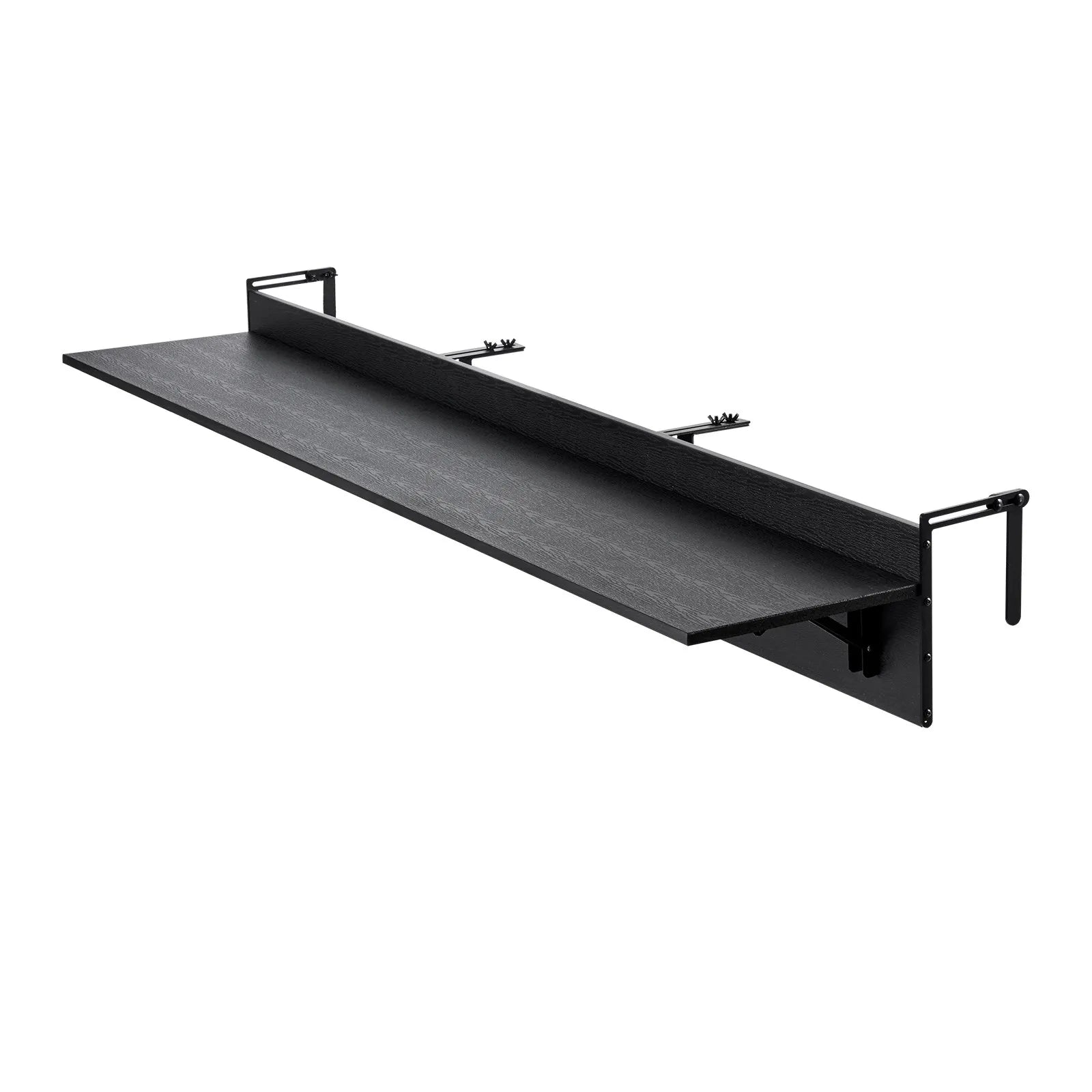VEVOR Balcony Hanging Table 12 x 48 in Patio Railing Bar Table Foldable