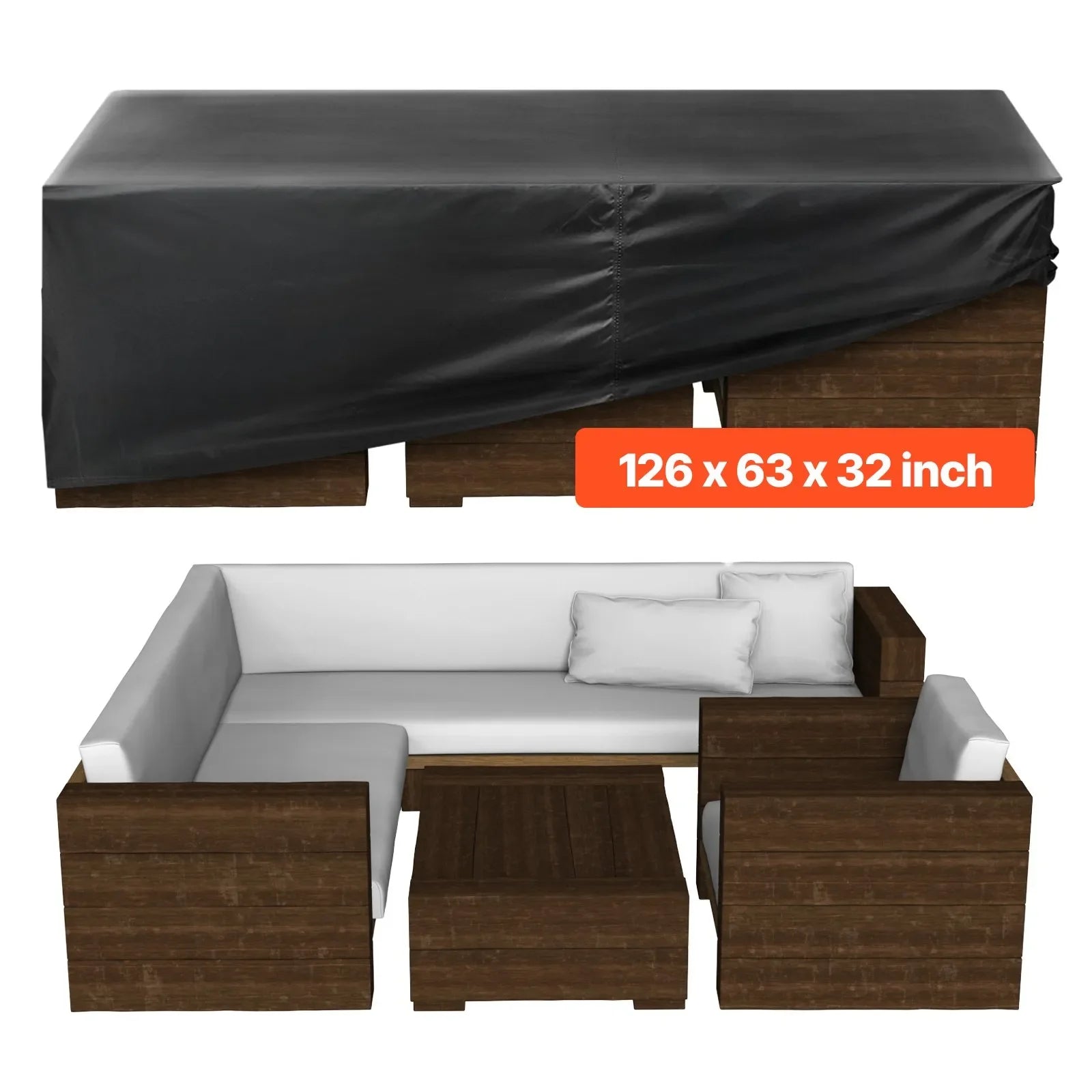 VEVOR Patio Outdoor Furniture Cover 420D Waterproof Table Chairs Sofa 126