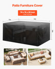 VEVOR Patio Outdoor Furniture Cover 420D Waterproof Table Chairs Sofa 74x74 inch