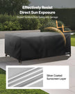 VEVOR Patio Outdoor Furniture Cover 420D Waterproof Table Chairs Sofa 88x62 inch