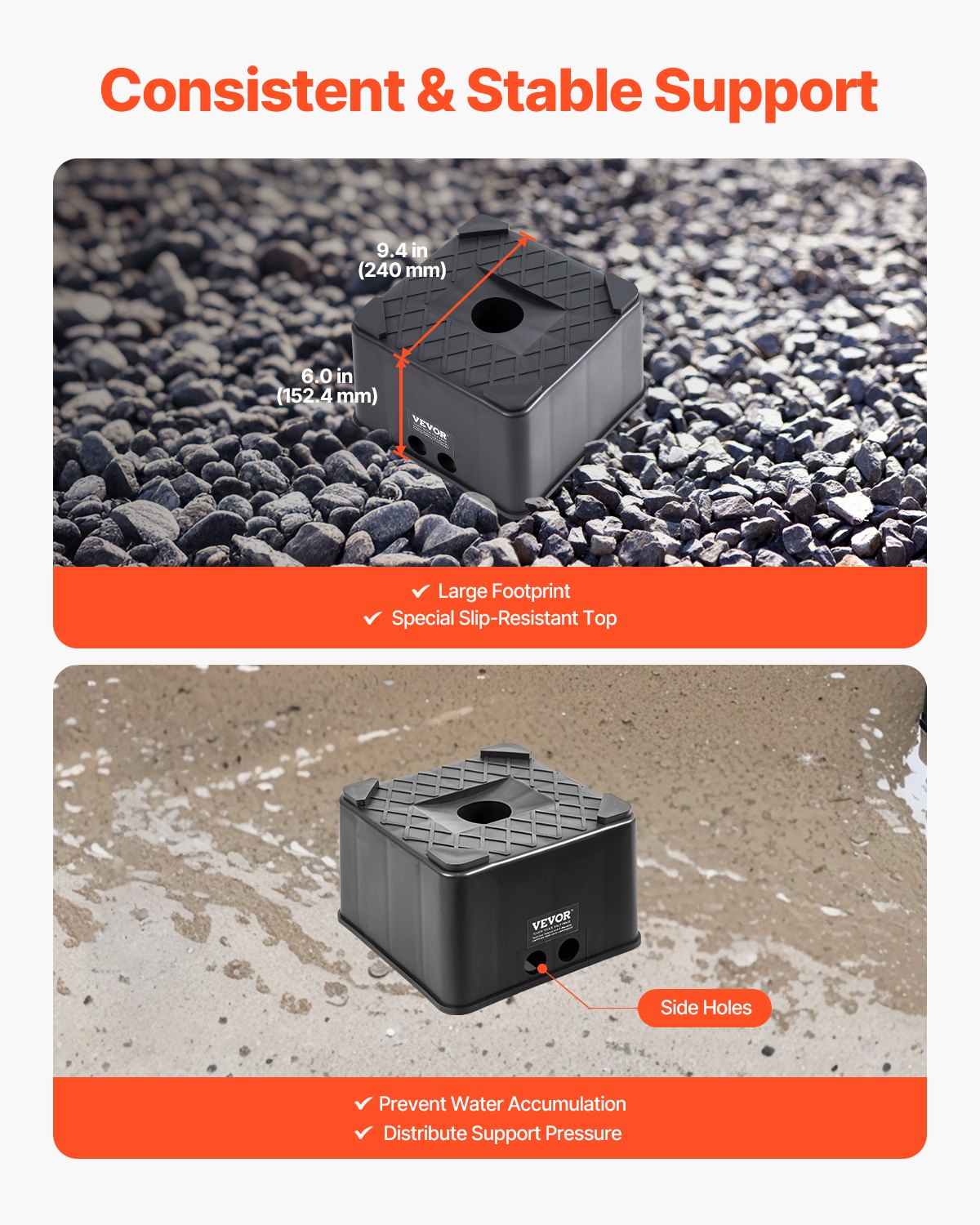 VEVOR Trailer Jack Block 6