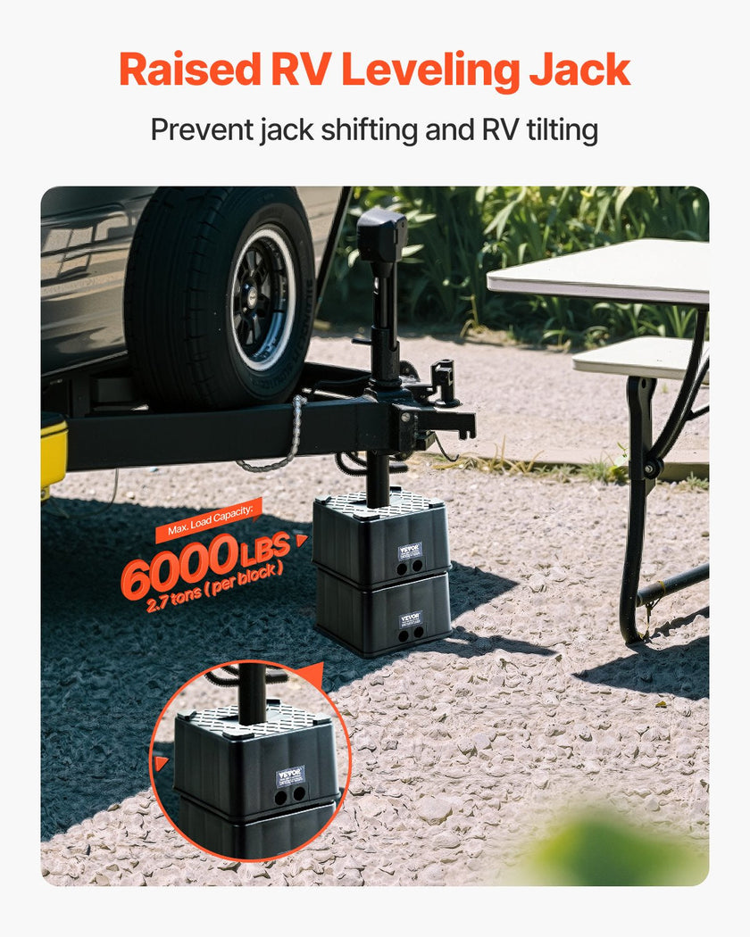 Trailer Jack Blocks 2Pcs 6
