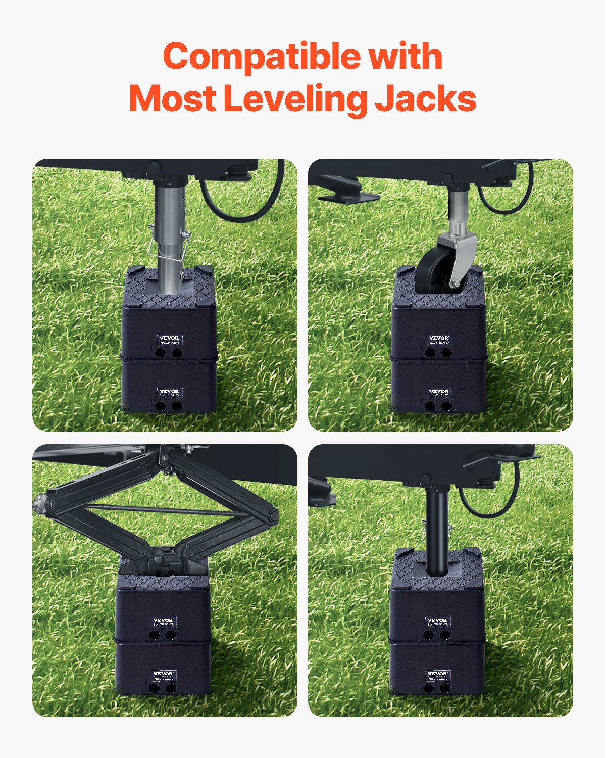 Trailer Jack Blocks 2Pcs 6