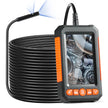 VEVOR Endoscope Camera with Lights Dual Lens Borescope 49.2FT Cable 4.3