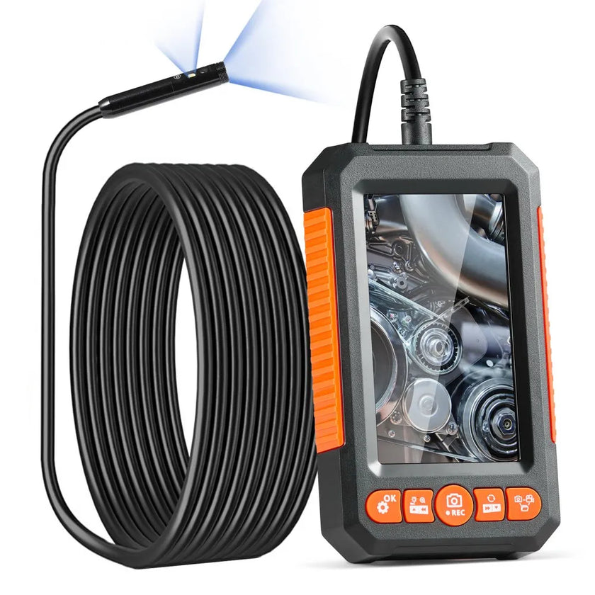 VEVOR Endoscope Camera with Lights Dual Lens Borescope 16.4FT Cable 4.3
