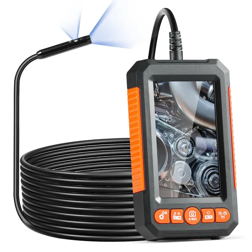 VEVOR Endoscope Camera with Lights Dual Lens Borescope 16.4FT Cable 4.3