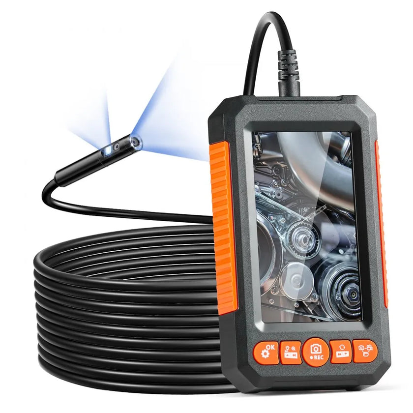 VEVOR Endoscope Camera with Lights Dual Lens Borescope 16.4FT Cable 4.3