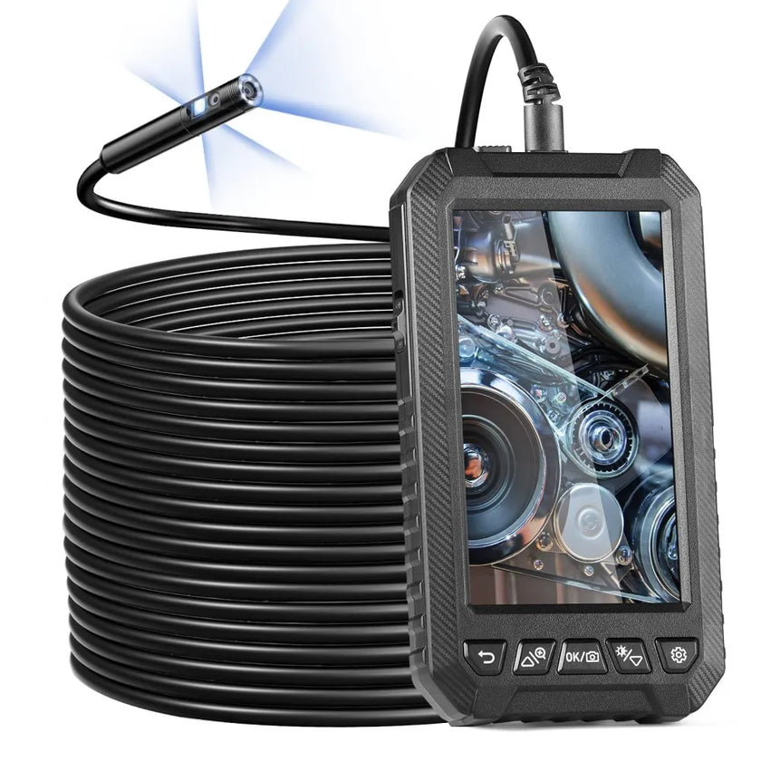 VEVOR Endoscope Camera with Lights Triple Lens Borescope 49.2FT Cable 5