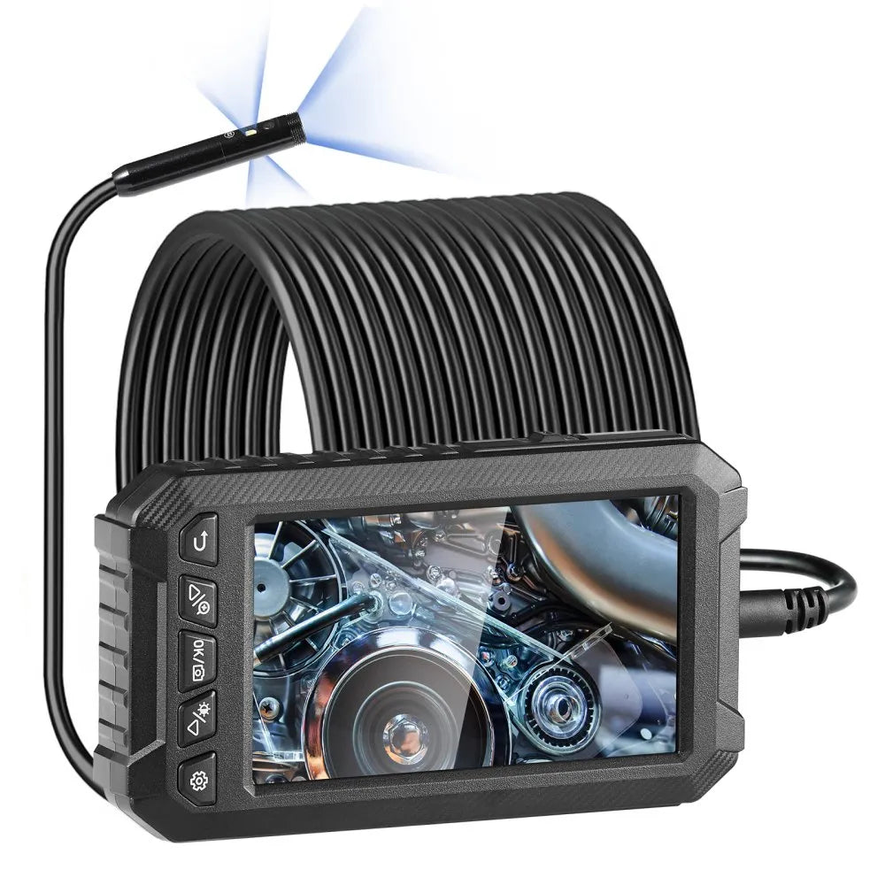 VEVOR Endoscope Camera with Lights Triple Lens Borescope 49.2FT Cable 5