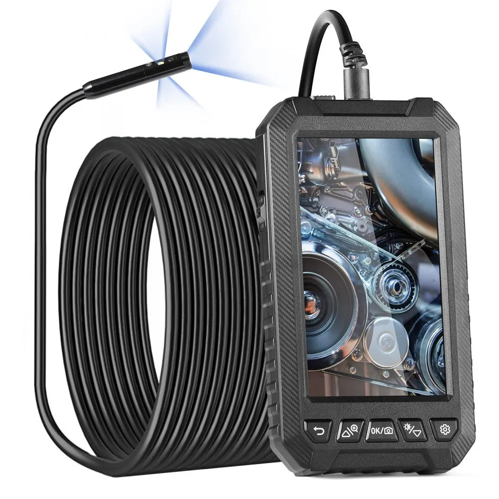 VEVOR Endoscope Camera with Lights Triple Lens Borescope 49.2FT Cable 5