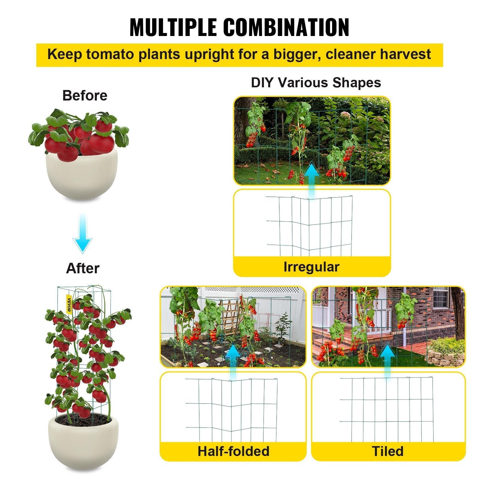 VEVOR Tomato Cages, 14.6