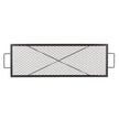 VEVOR X-Marks Fire Pit Grill Grate, Rectangle Cooking Grate, Heavy Duty Steel Campfire BBQ Grill Grid with Handle & Support X Wire, Portable Camping Cookware for Outside Party Gathering, 44 Inch Black