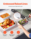 VEVOR Ceramic Baking Dish 3 Pieces Rectangular Bakeware Set Deep for Baking