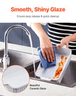 VEVOR Ceramic Baking Dish 4 Pieces Rectangular Bakeware Set Deep for Baking
