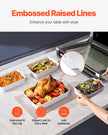 VEVOR Ceramic Baking Dish 4 Pieces Rectangular Bakeware Set Deep for Baking