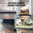 VEVOR Flood Barriers, Water Flood Dam Bags 6 Pack, Water Barriers for Flooding, Water Activated Flood Barriers for Home, Doorway, Driveway(2FT x 1in)