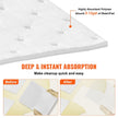 VEVOR Spill Absorbent Pads, Oil Absorbing Mat Absorbs up 20 Gal, 15