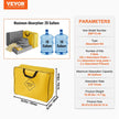 VEVOR Universal Spill Kit, Spill Control Supplies 43 pcs, Includes 30 Universal Sorbent Pads, 2 Universal Sorbent Socks 3
