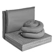 VEVOR Universal Spill Kit, Spill Control Supplies 43 pcs, Includes 30 Universal Sorbent Pads, 2 Universal Sorbent Socks 3